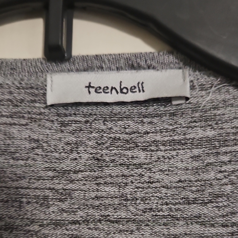 TeenBell Heather Gray Knit Top - Picture 2 of 3